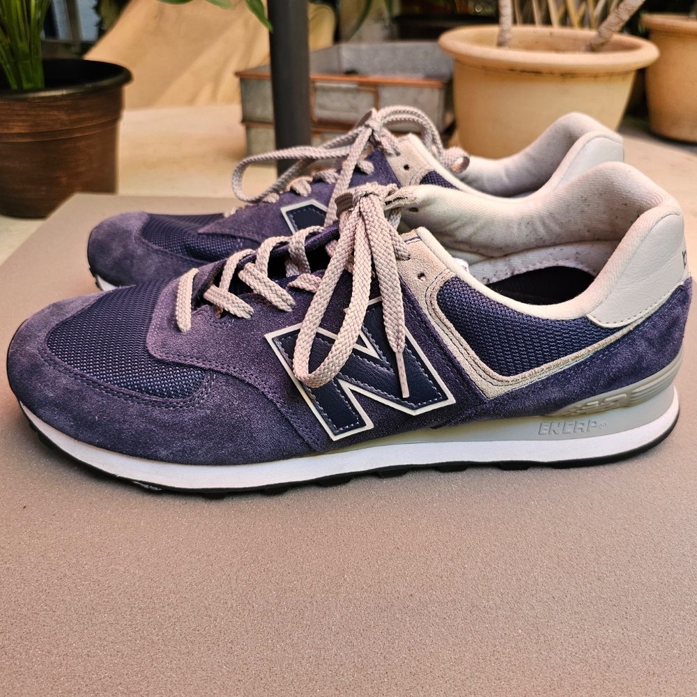 New Balance Men's 574 Core Sneaker size 14 2E - EUC - Picture 4 of 16